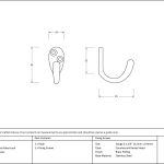 Anvil Celtic Single Robe Hook