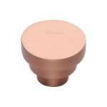 Heritage Brass - Round Stepped Cabinet Knob