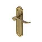 Heritage Brass - Sandown Door Handle on Plate