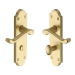 Heritage Brass - Meridian Door Handle on Plate