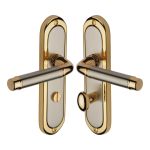 Heritage Brass - Saturn Door Handle on Plate