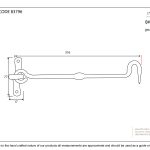 Anvil Forged Cabin Hook