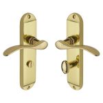 Heritage Brass - Maya Door Handle on Plate