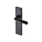 M.Marcus - Black Iron Bridgnorth Door Handle on Plate