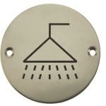 Stainless Steel Shower Symbol
