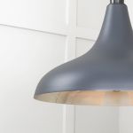 Smooth Nickel Frankley Pendant in Slate