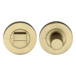 Heritage Brass - Round Knurled Bathroom Turn & Release