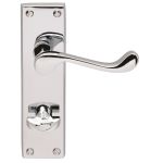 Victorian Scroll Lever on Backplate