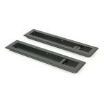 Anvil Art Deco Rectangular Pull - Privacy Set