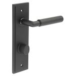 Burlington Piccadilly Knurled Door Handles On Back Plate with Turn & Release