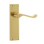 Jedo Victorian Scroll Lever on Back Plate