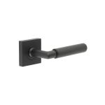 Burlington Piccadilly Knurled Door Handles On Rose