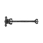 Black Antique Ornate Hinge 300mm Pair