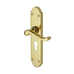 Heritage Brass - Savoy Long Door Handle on Plate