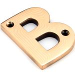 From The Anvil Polished Bronze Letter