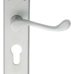 Victorian Scroll Lever on Backplate