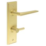 Burlington Mayfair Door Handles On Back Plate with Turn & Release