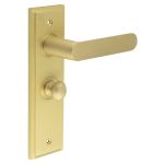 Burlington Kensington Door Handles On Back Plate with Turn & Release