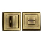 Heritage Brass - Square Bathroom Turn & Release - DEC7030
