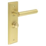 Burlington Richmond Door Handles On Back Plate with Turn & Release