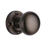 Heritage Brass - Victoria Door Knob on Rose