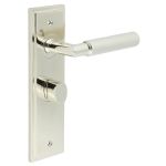 Burlington Piccadilly Knurled Door Handles On Back Plate with Turn & Release