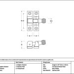Beehive Brighton Fastener - Narrow (Square)