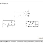 Anvil Key-Flush Sash Stop