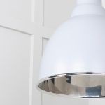 Smooth Nickel Brindley Cluster Pendant in Birch