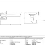 From The Anvil Newbury Lever on Rose Set (Square) - Unsprung