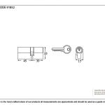 Anvil 5pin Euro Double Cylinder