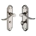 Heritage Brass - Sandown Door Handle on Plate