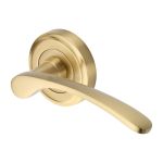 Heritage Brass - Sophia Door Handle on Round Rose