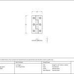 From The Anvil Butt Hinge (pair)