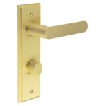 Burlington Kensington Door Handles On Back Plate with Turn & Release