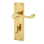 Jedo Victorian Scroll Lever on Back Plate