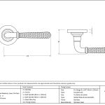 Anvil Hammered Newbury Lever on Rose Set (Plain) Unsprung