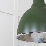 Hammered Nickel Brindley Cluster Pendant in Heath