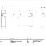 Anvil Classic Lever handle Set