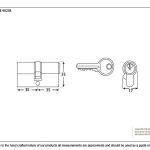 Anvil 5pin Euro Double Cylinder KA
