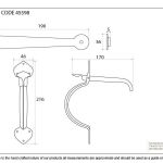 Anvil Gothic Thumblatch - XL