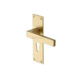 Heritage Brass - Metro Door Handle on Plate