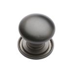 Heritage Brass - Victorian Round Cabinet Knob with Base