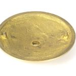 Satin Brass Art Deco Centre Door Knob