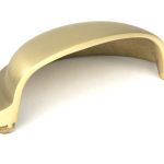Satin Brass Regency Concealed Drawer Pull