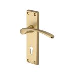 Heritage Brass - Sophia Door Handle on Plate