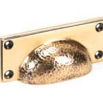 Anvil Hammered Art Deco Drawer Pull
