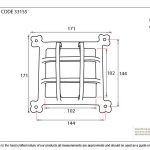 Black Raised Door Grill