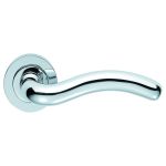 Squiggle Lever on Round Rose
