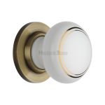 Heritage Brass - Gold Line Door Knob on Rose